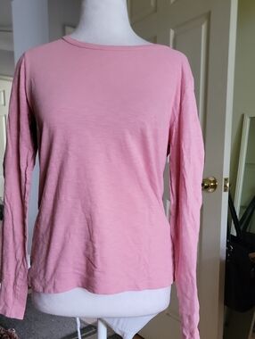 J Crew Light Pink Long Sleeve Women's Top